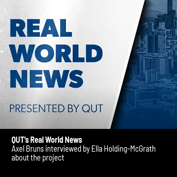 Link to QUT Real World News segment on the Australian Search Experience project