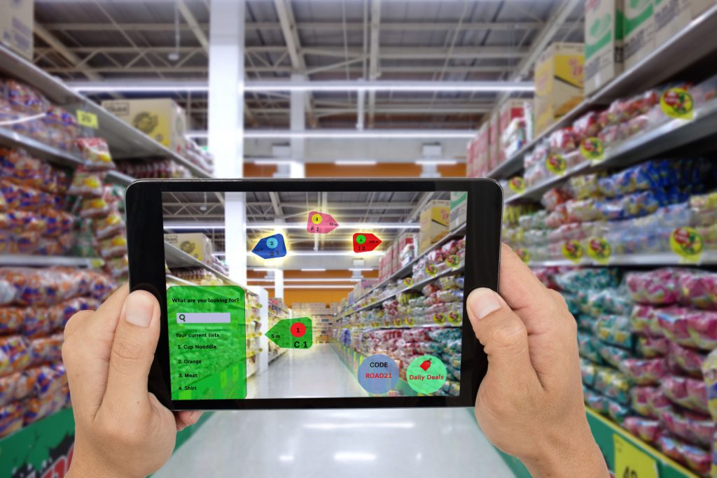 Internet of things marketing concepts,smart augmented reality
